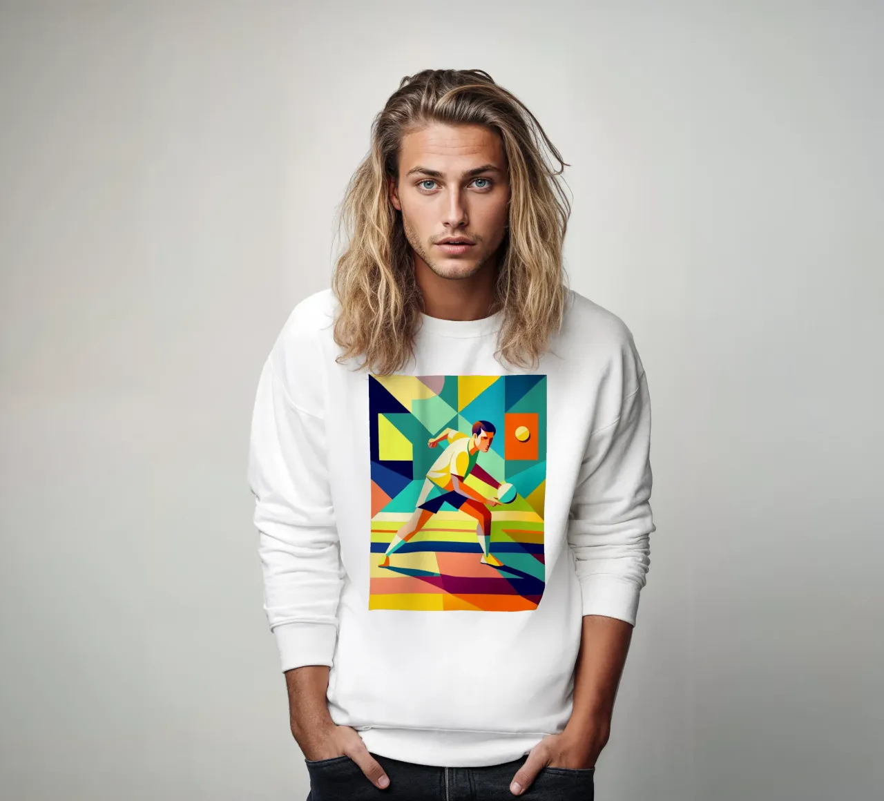 tenis de mesa deporte vector imaginación sudadera de Faiza