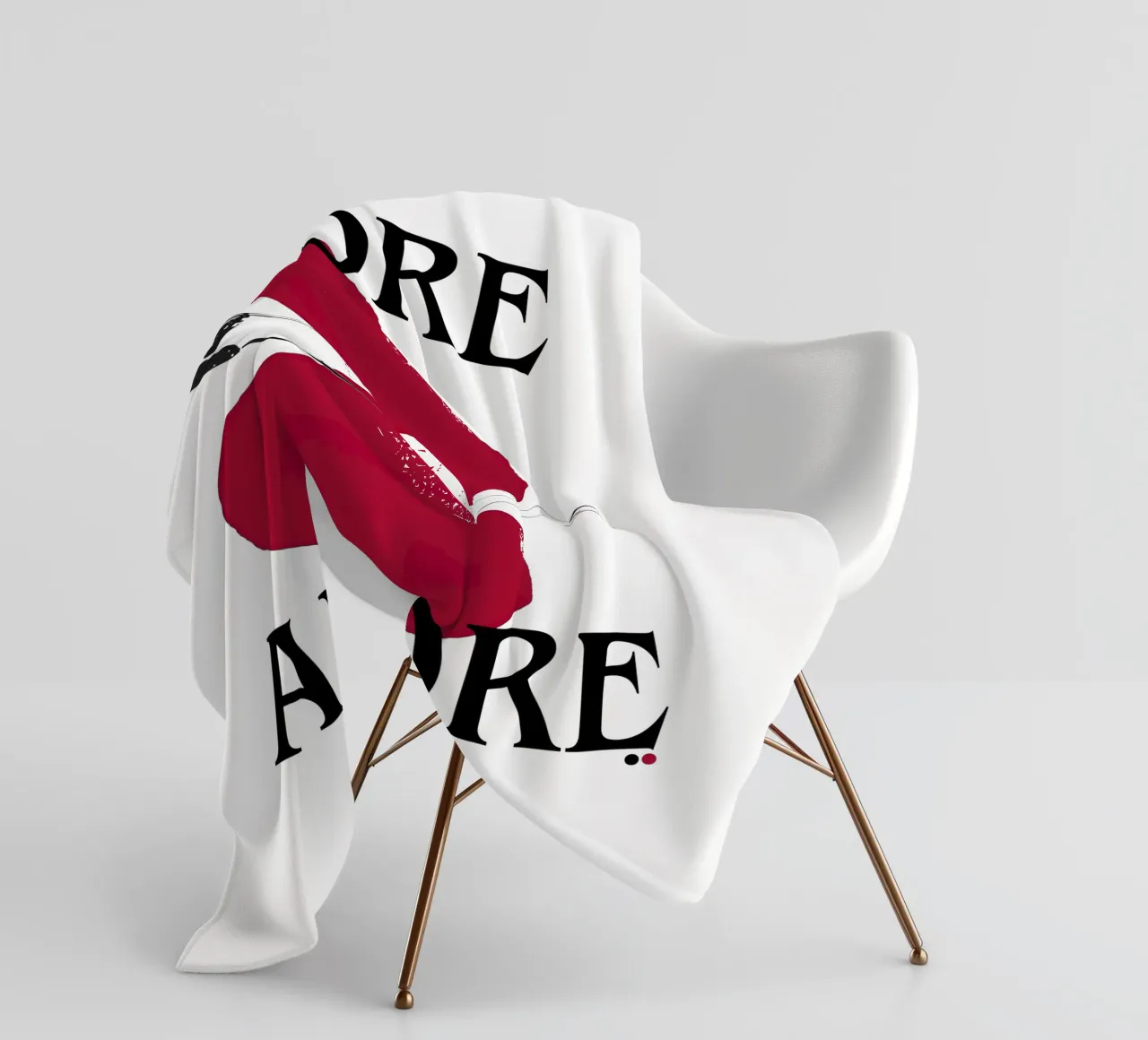 More Amore – Love, Louder fleece blanket by Attaboy Dsgn