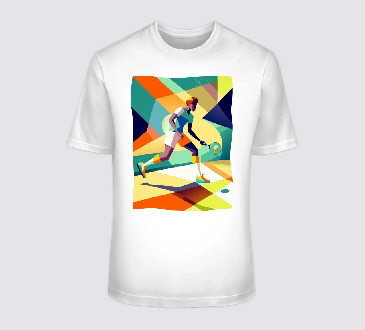 tennis sport vector verbeelding t-shirt van Faiza