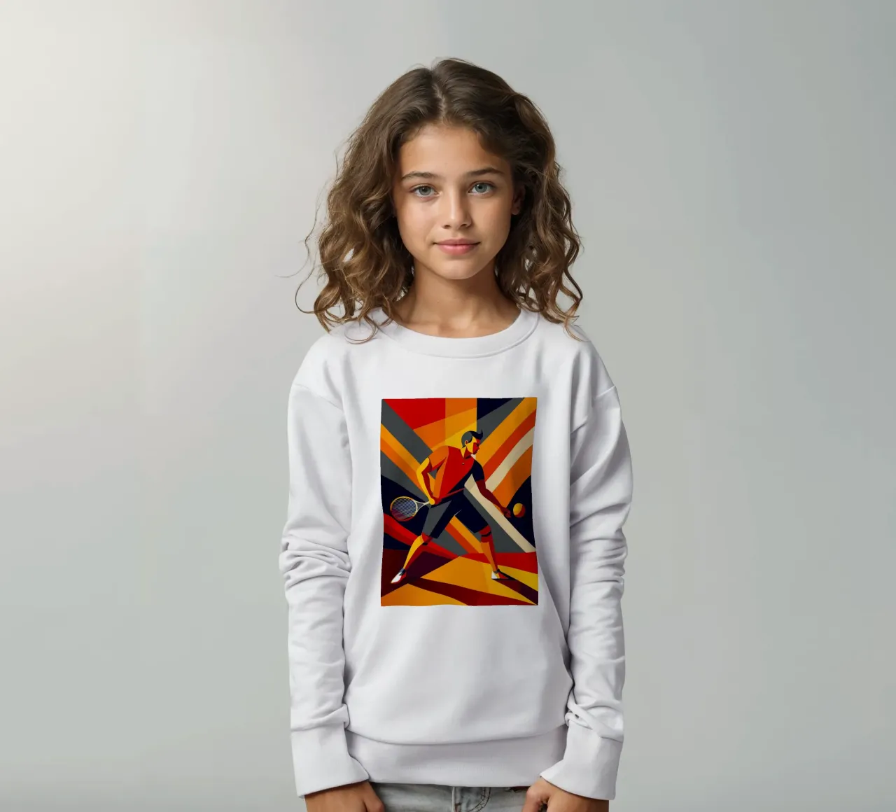 tenis deporte vector imaginación sudadera para niño de Faiza