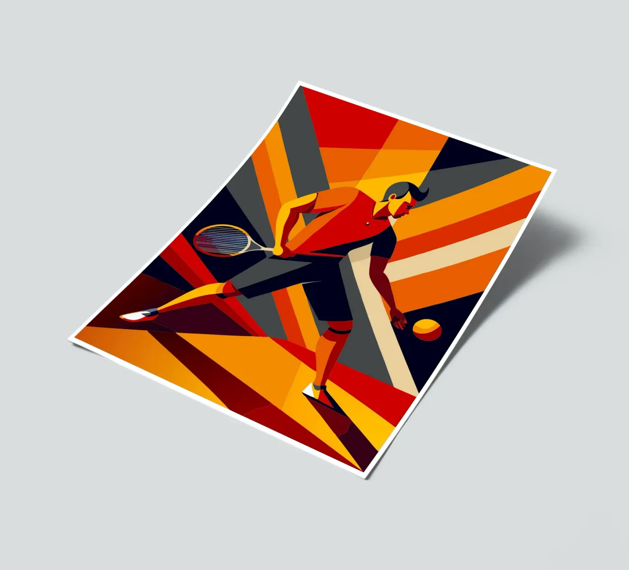 tennis sport vector imagination sticker sheet by Faiza