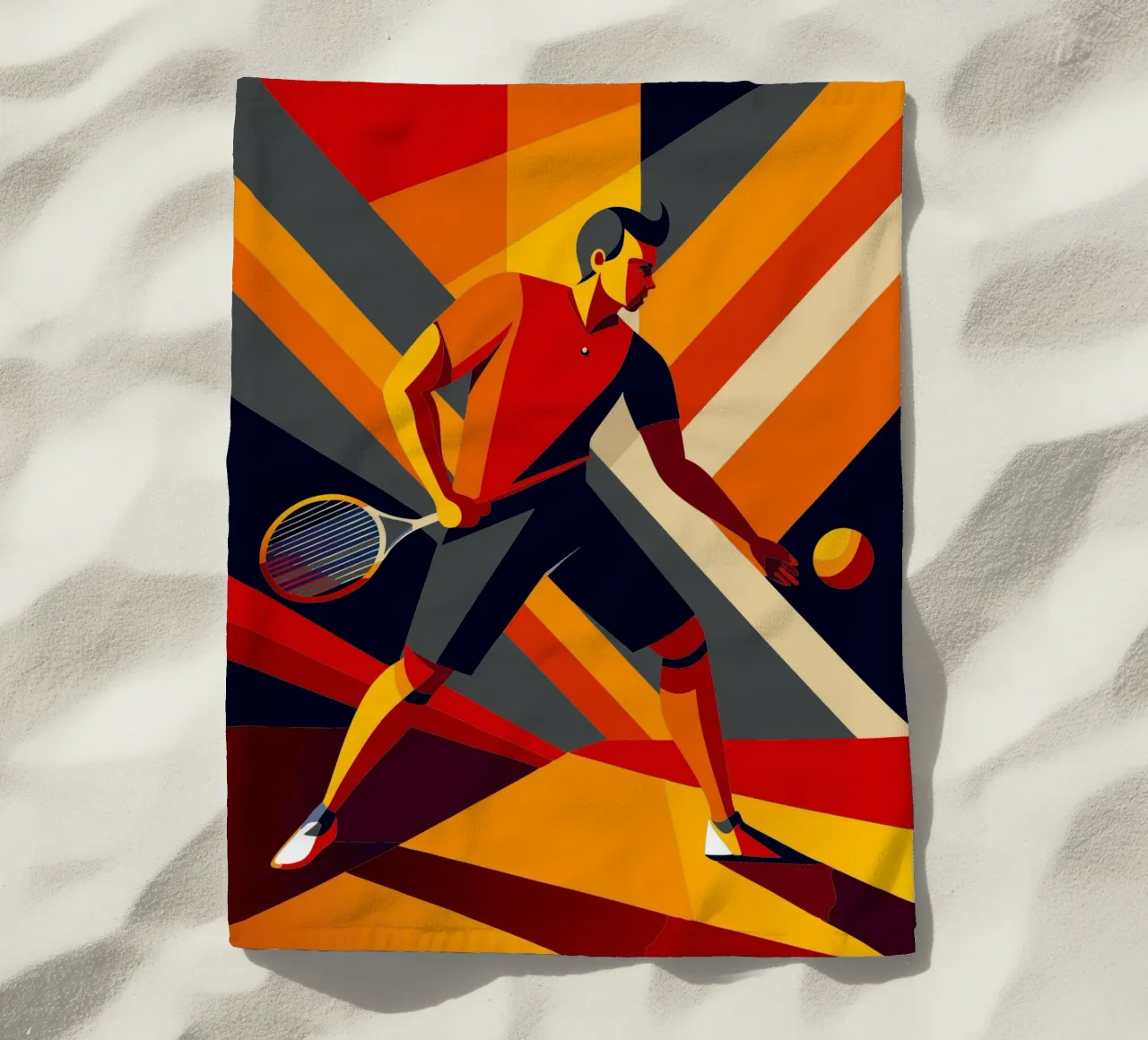 tenis deporte vector imaginación toalla de playa de Faiza