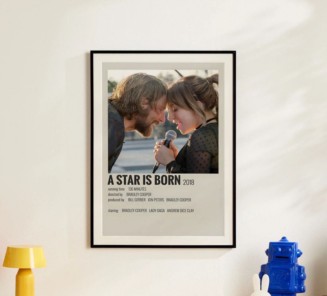 A STAR IS BORN 2018 Poster von MVFminimalist