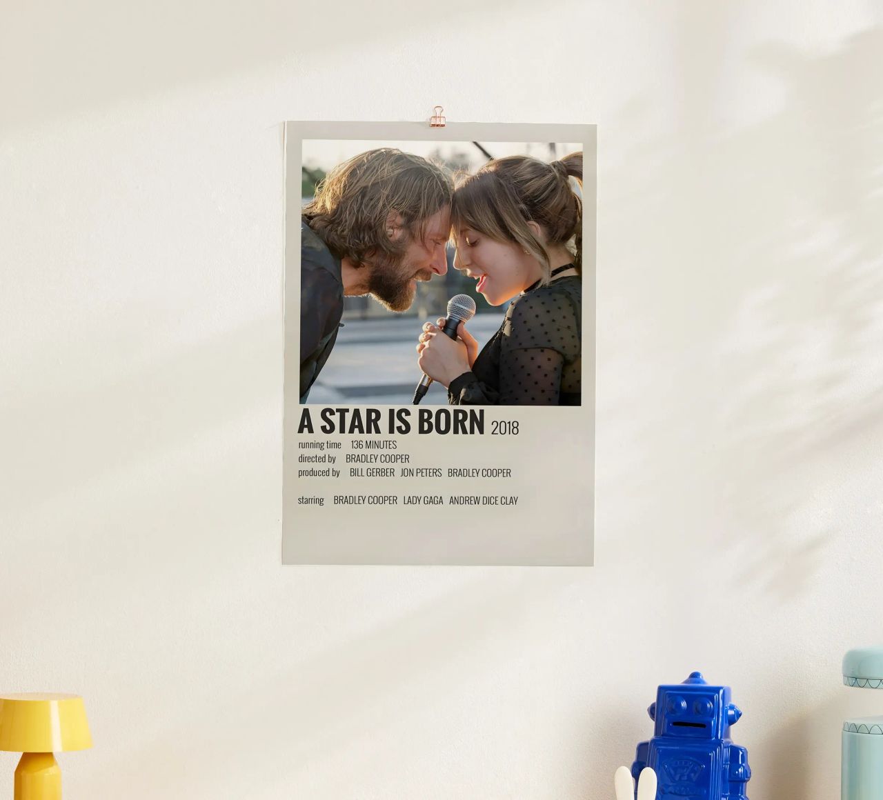 A STAR IS BORN 2018 Poster von MVFminimalist