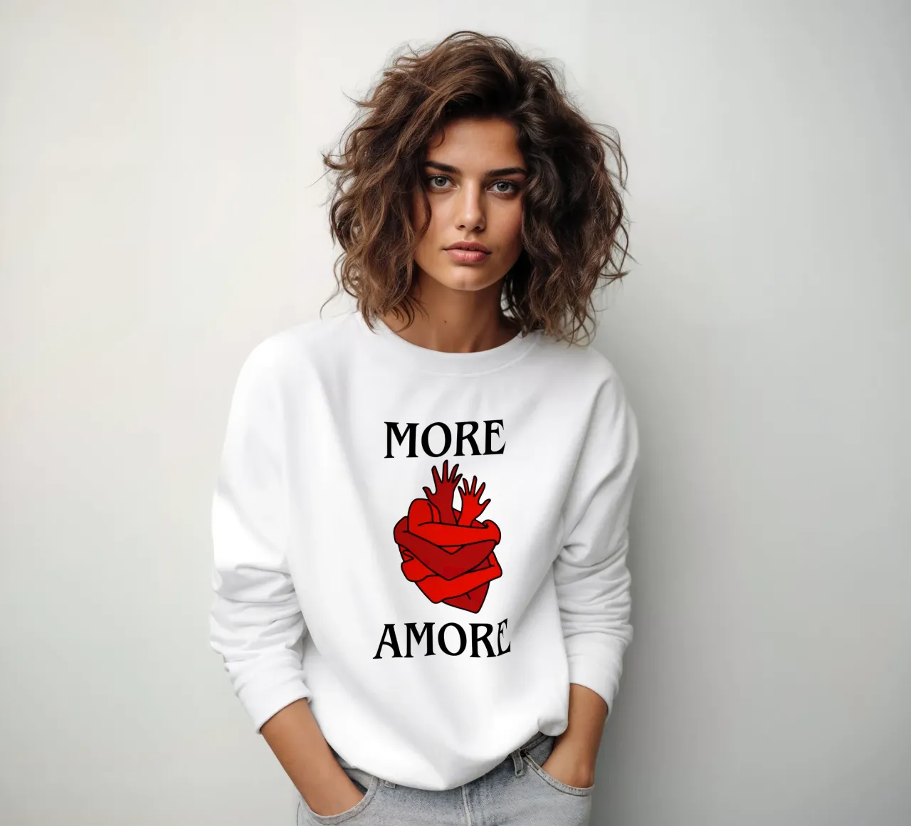 More Amore – Wrapped in Love felpa da Attaboy Dsgn