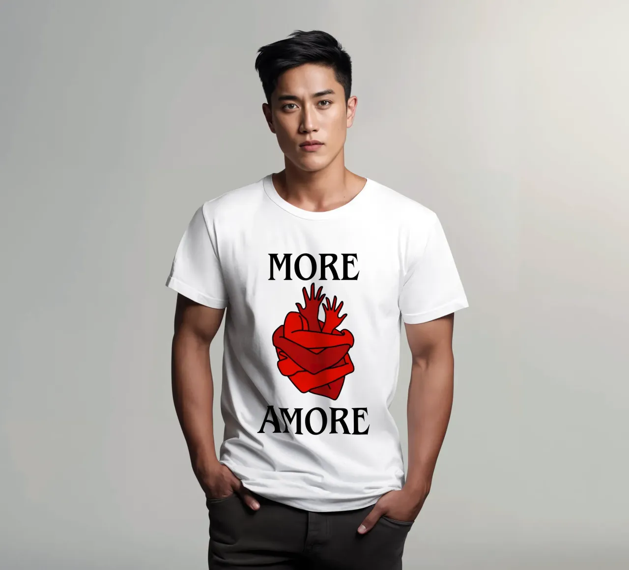 More Amore – Wrapped in Love t-shirt da Attaboy Dsgn