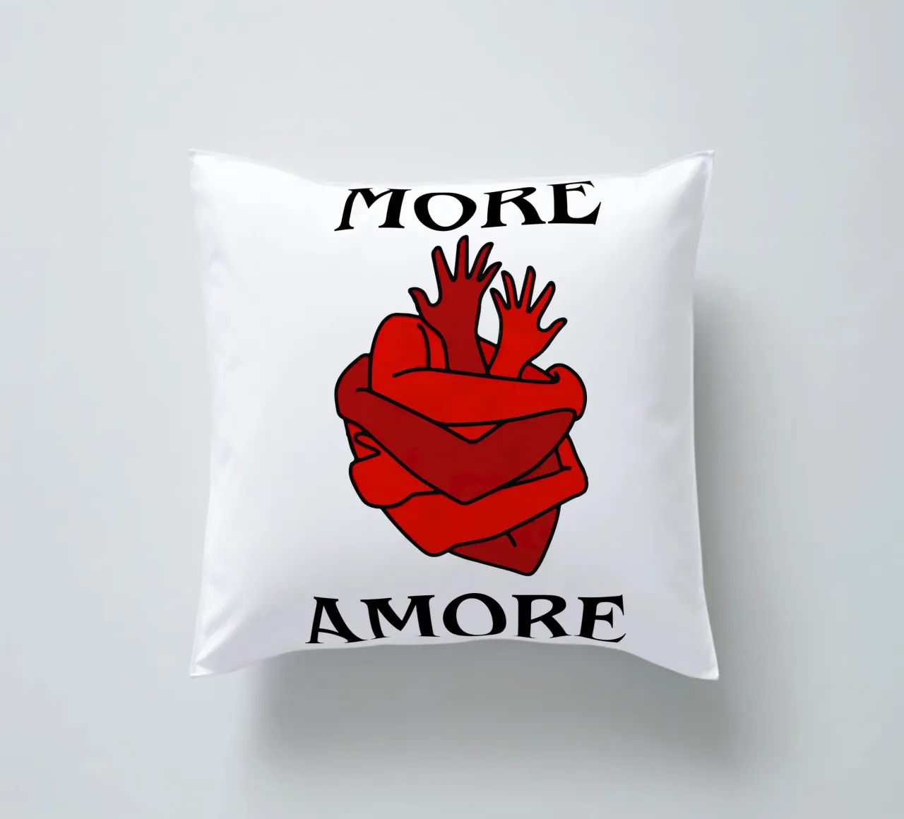More Amore – Wrapped in Love cuscino da Attaboy Dsgn