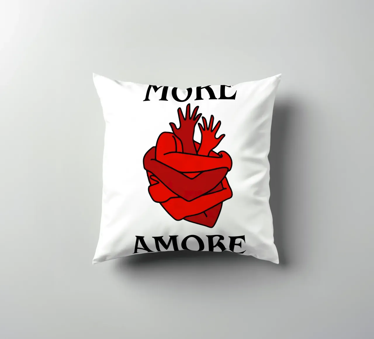 More Amore – Wrapped in Love cuscino da Attaboy Dsgn
