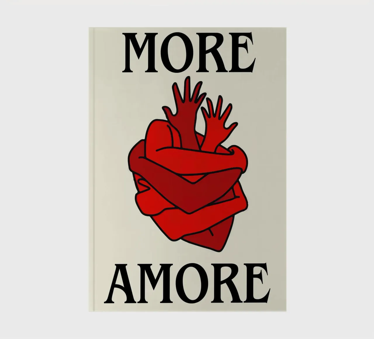 More Amore – Wrapped in Love notebook by Attaboy Dsgn
