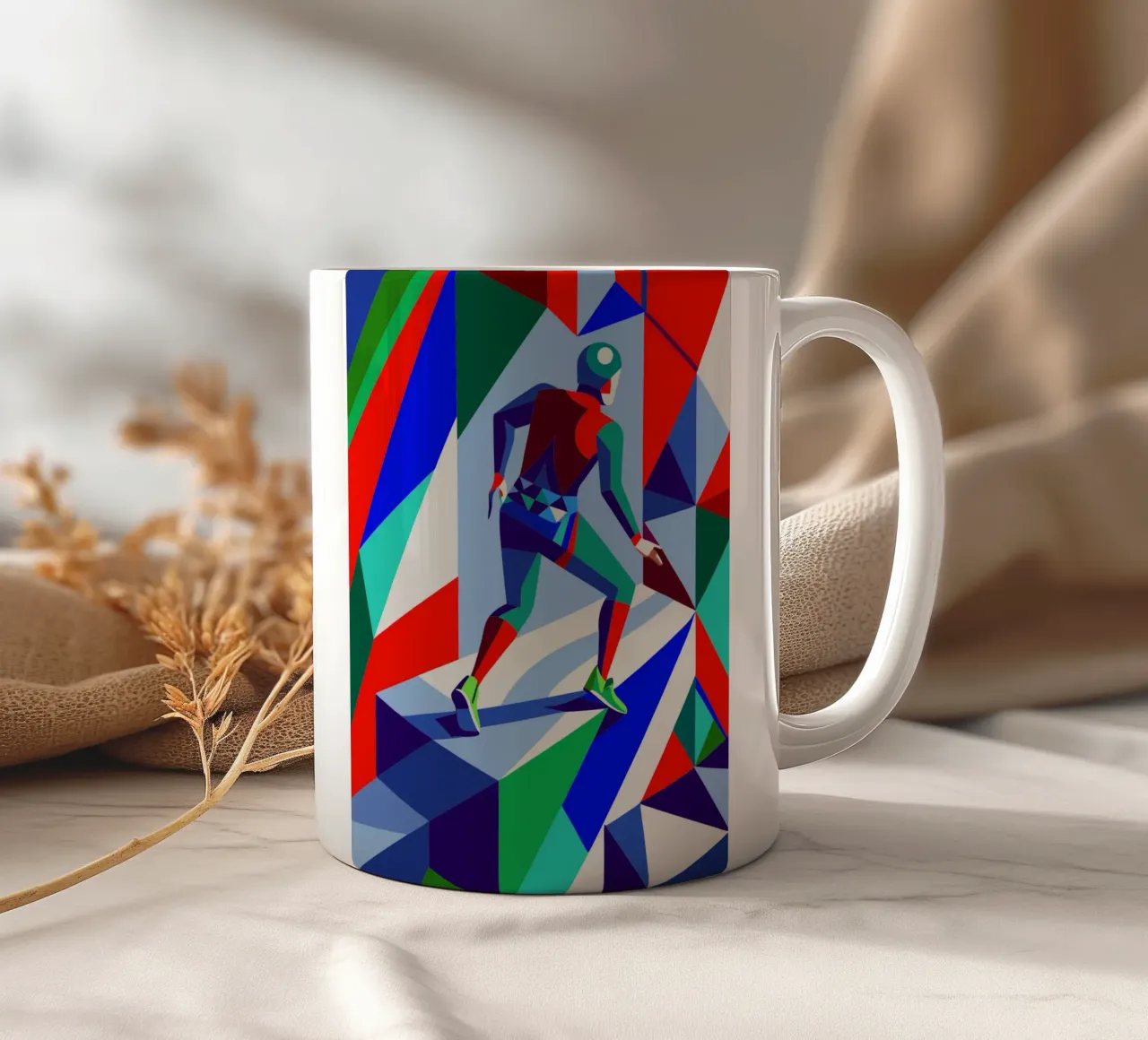immaginazione vettoriale dello sport dell'arrampicata in parete tazza in ceramica da Faiza