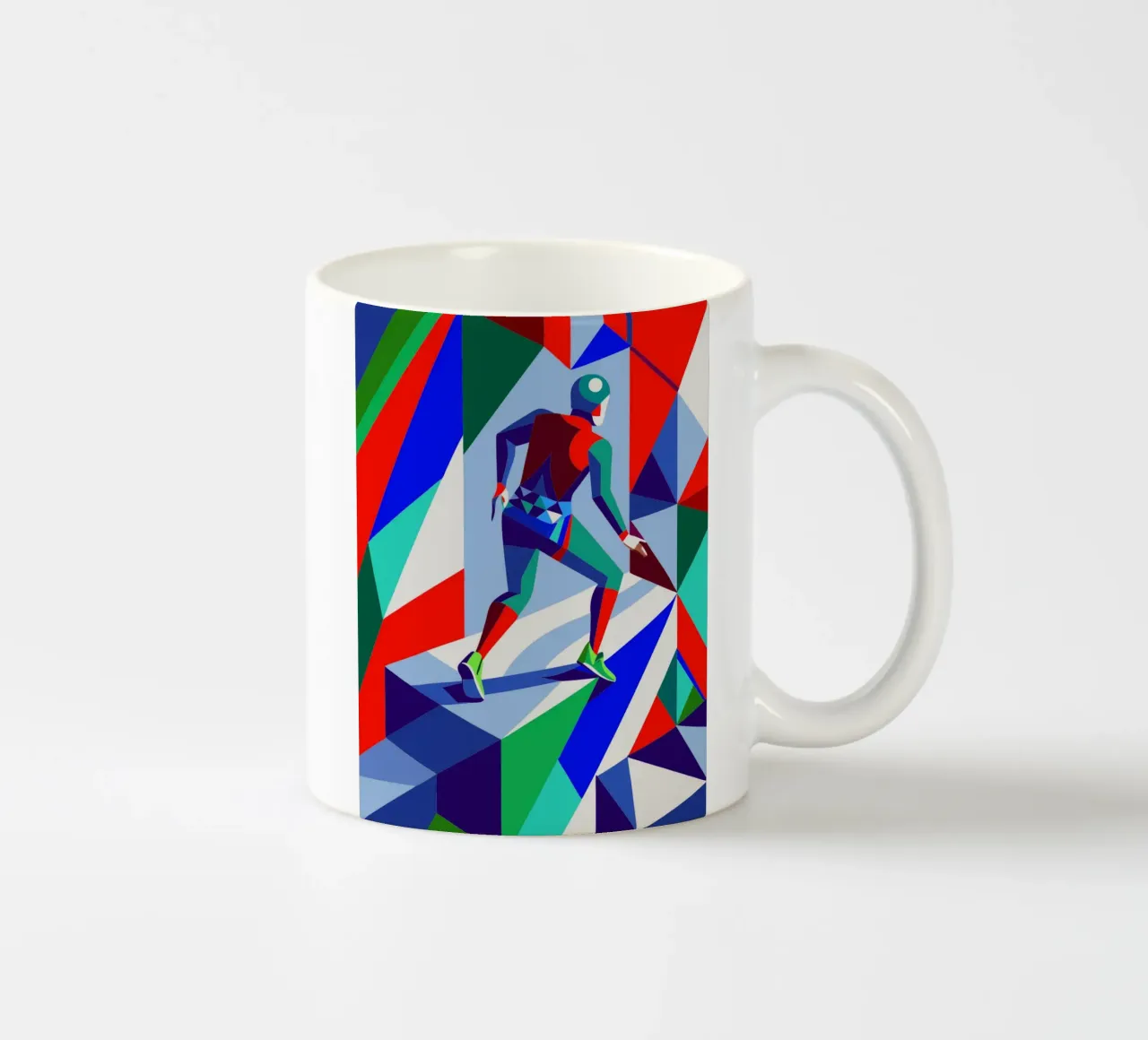 immaginazione vettoriale dello sport dell'arrampicata in parete tazza in ceramica da Faiza