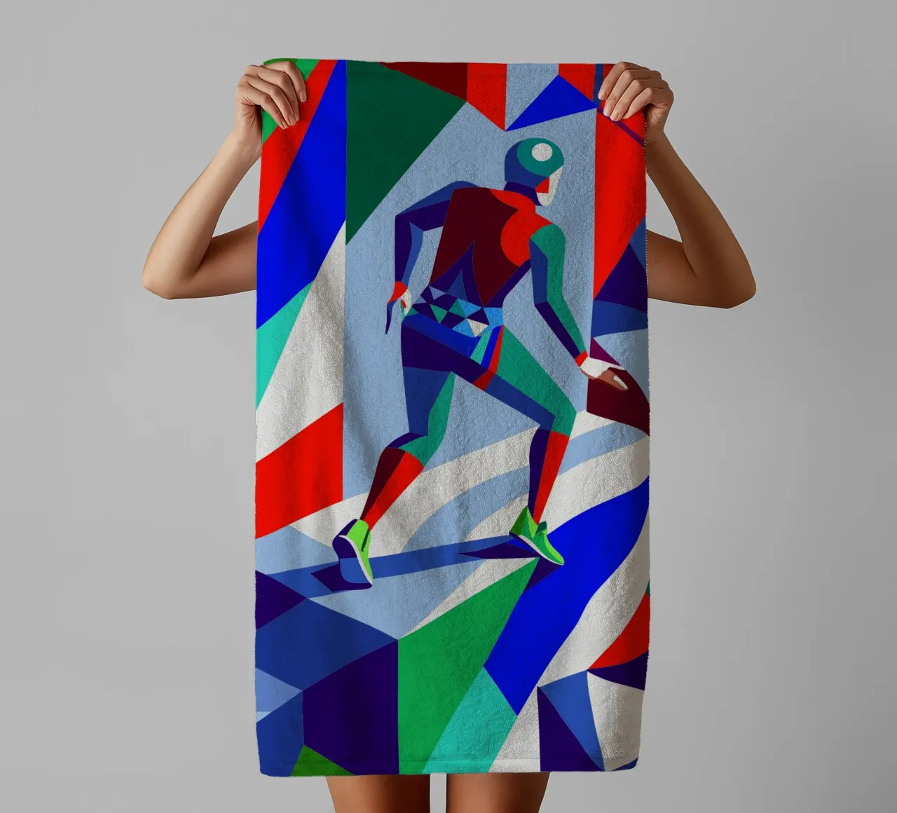 imaginación vectorial del deporte de la escalada toalla de baño de Faiza
