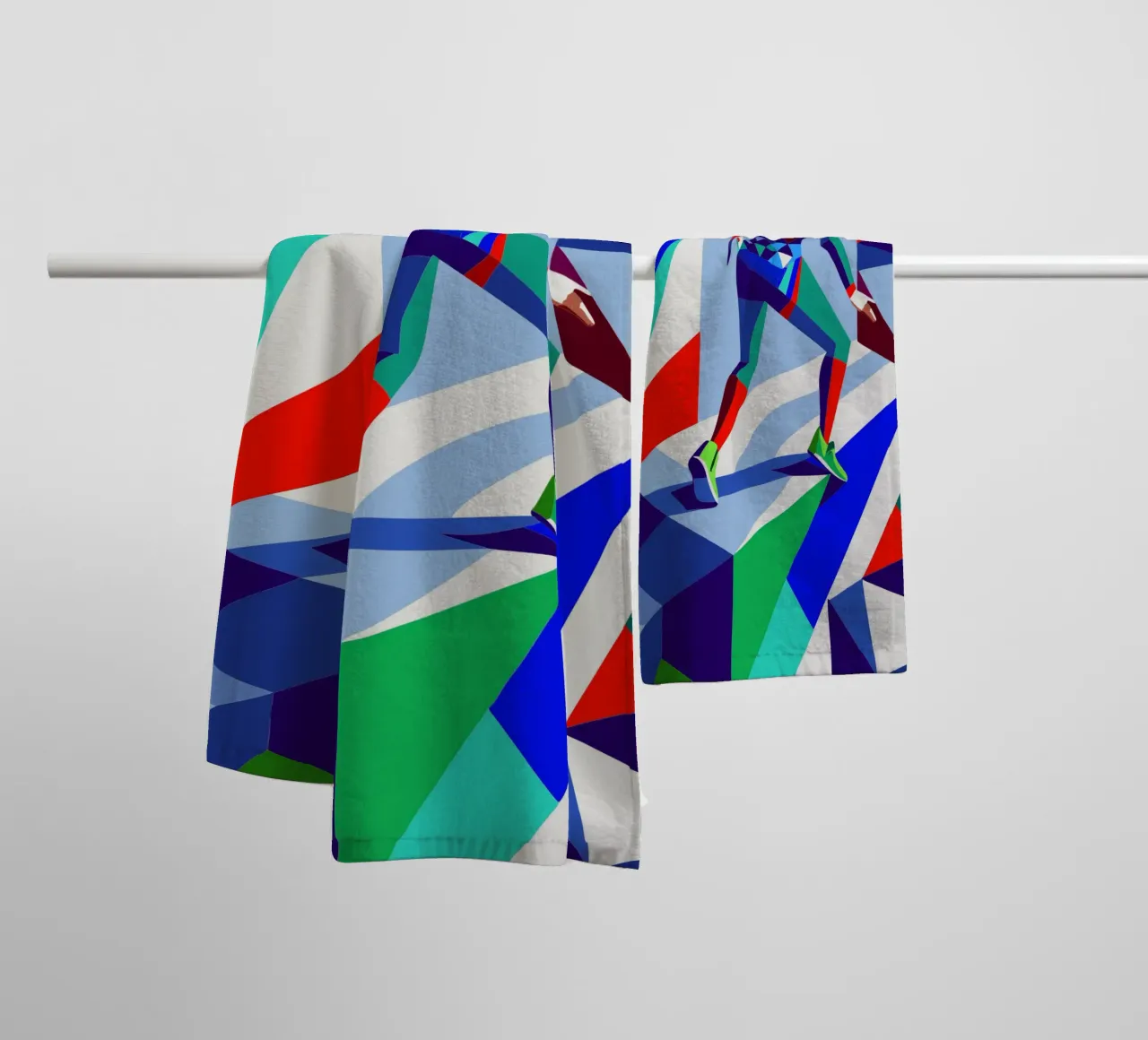 imaginación vectorial del deporte de la escalada toalla de baño de Faiza