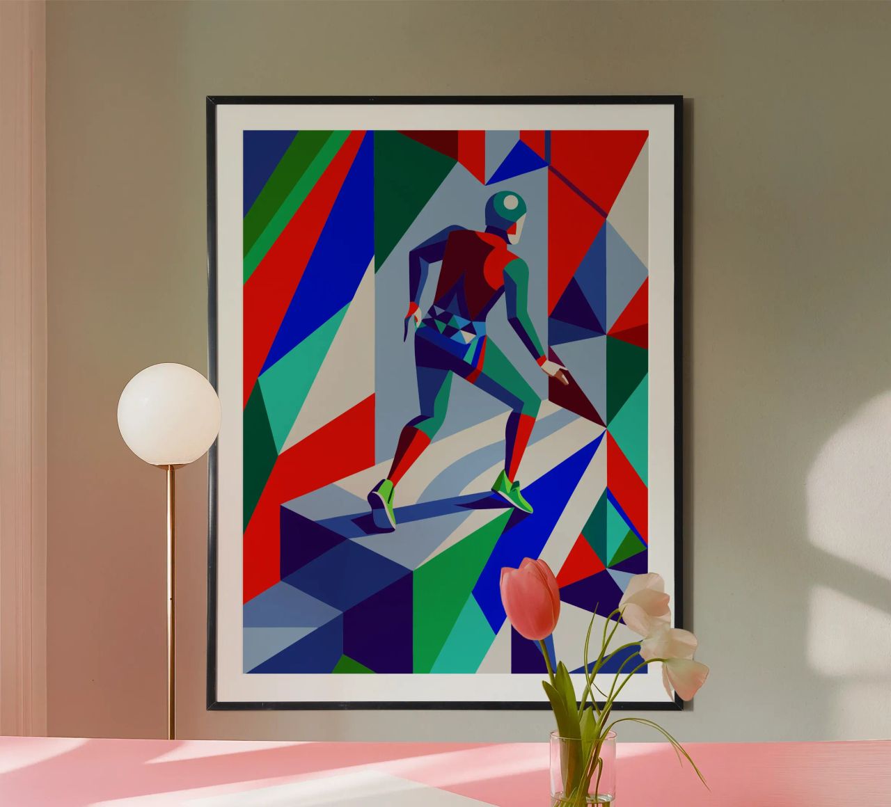 wallclimbing sport vector imagination poster by Faiza