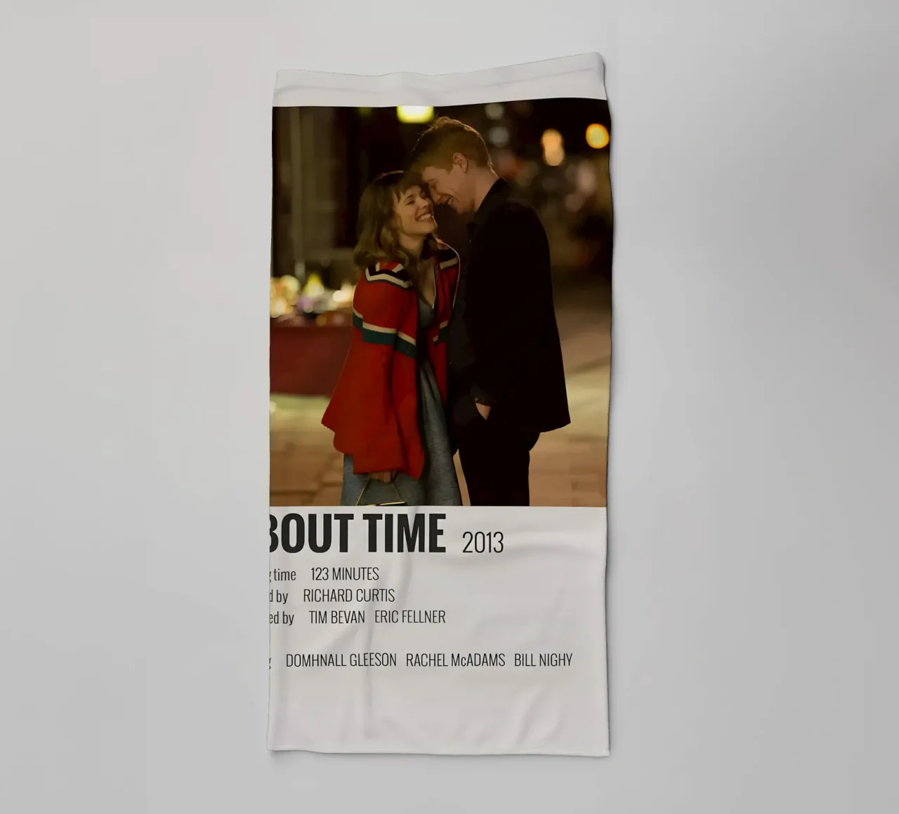 ABOUT TIME 2013 asciugamano da bagno da MVFminimalist