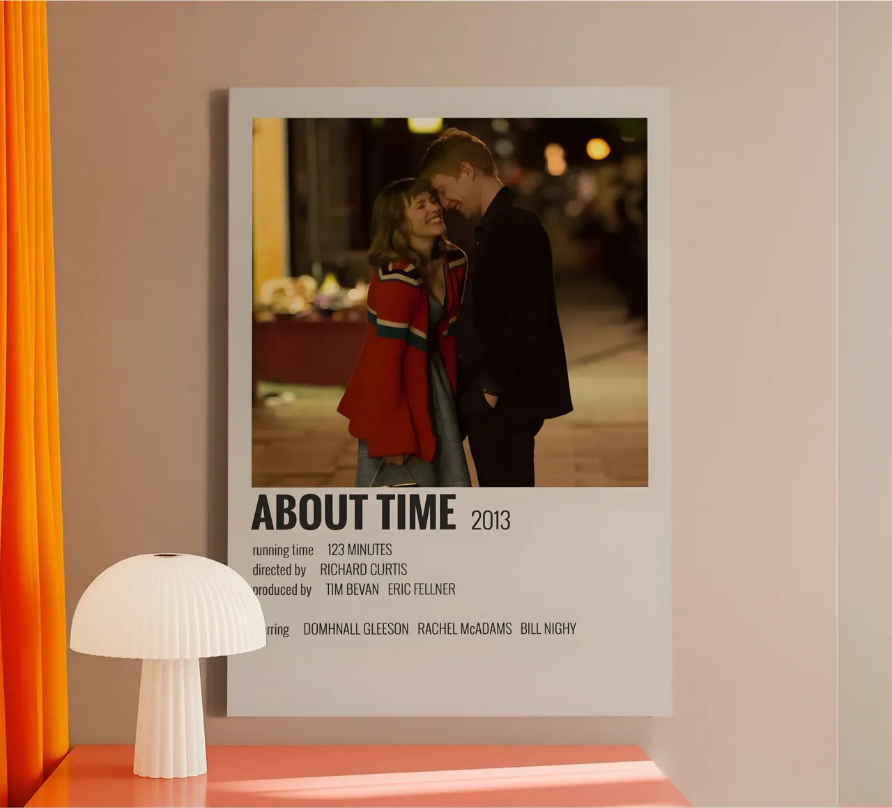 ABOUT TIME 2013 tela con Cornice a cassetta da MVFminimalist