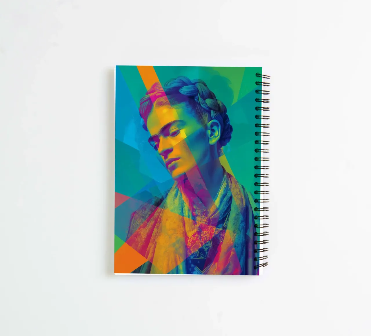 Frida's play of colours spiral notebook by Carinaprint