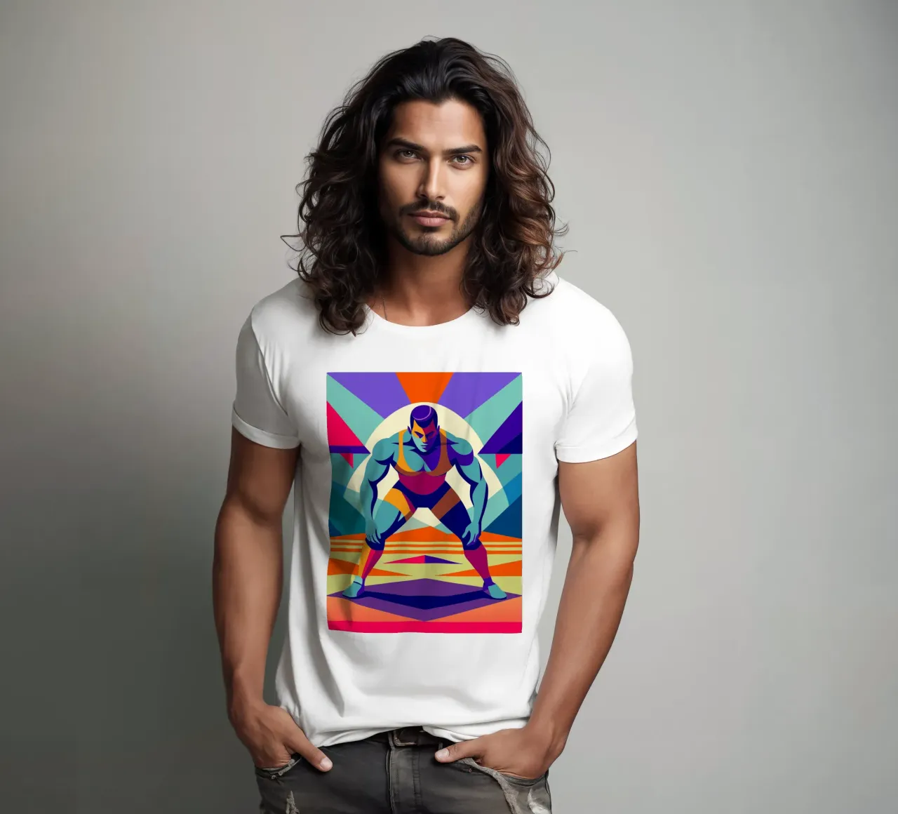 lucha libre deporte vector imaginación camiseta de Faiza