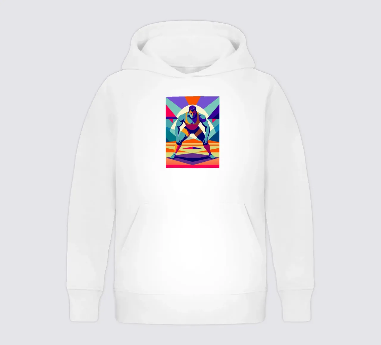 lucha libre deporte vector imaginación sudadera con capucha para niño de Faiza