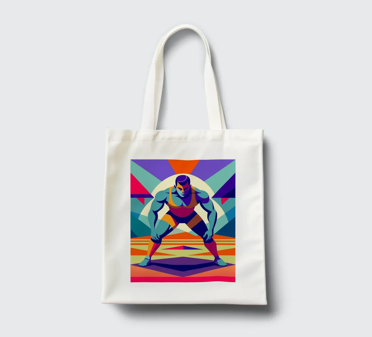 lucha libre deporte vector imaginación tote bag de Faiza