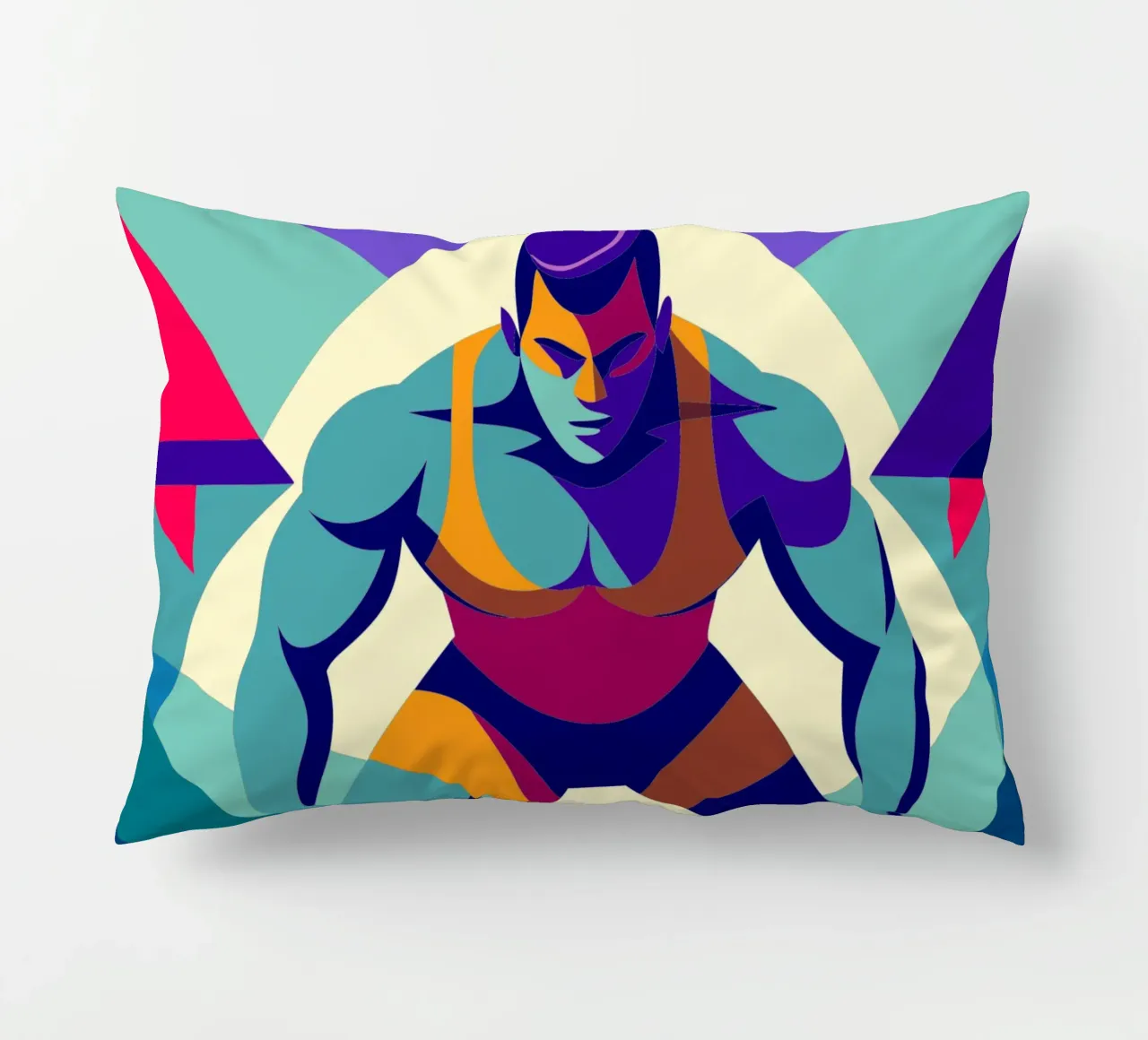 lucha libre deporte vector imaginación cojín de Faiza