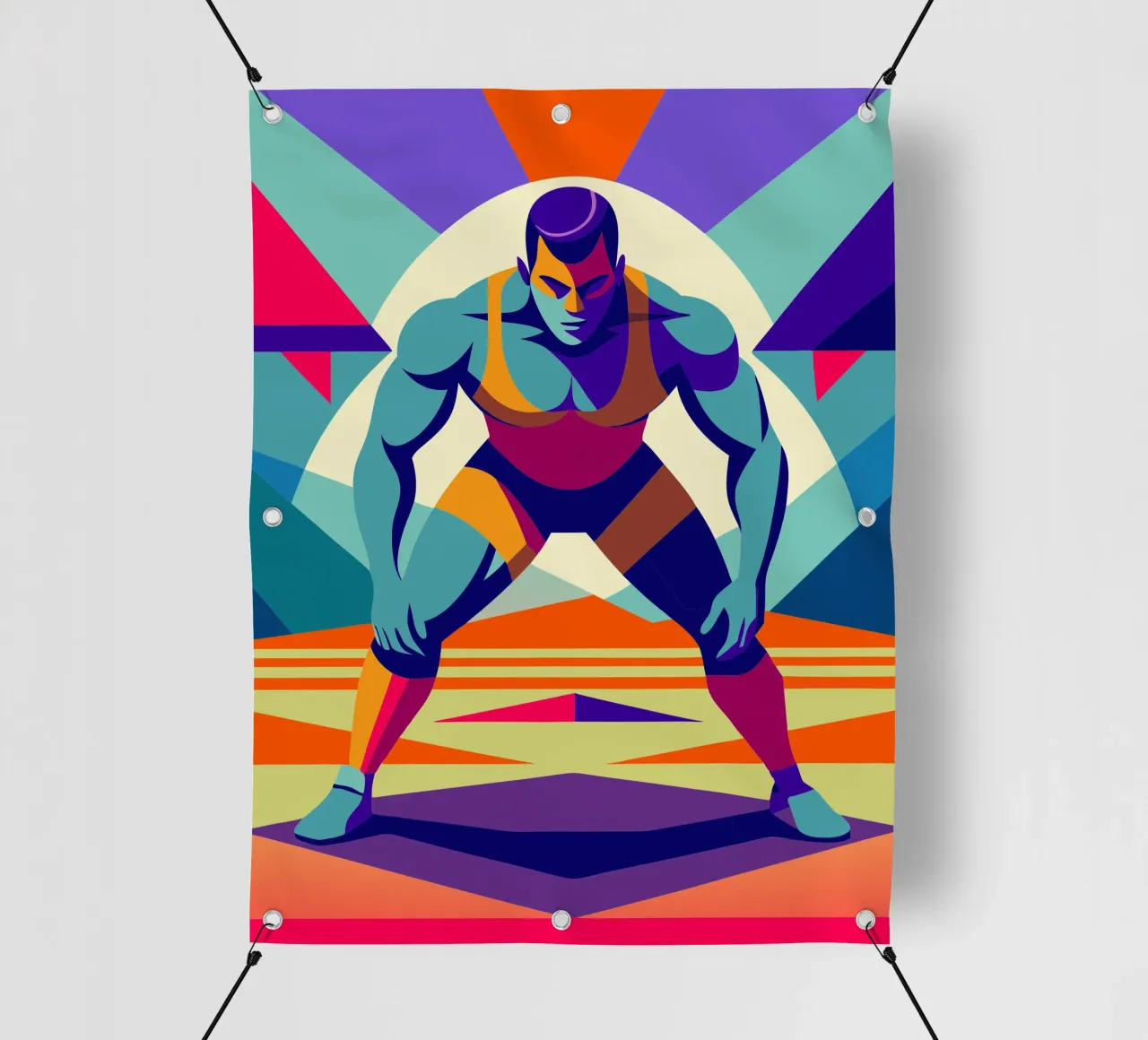 lucha libre deporte vector imaginación lonas publicitarias de Faiza