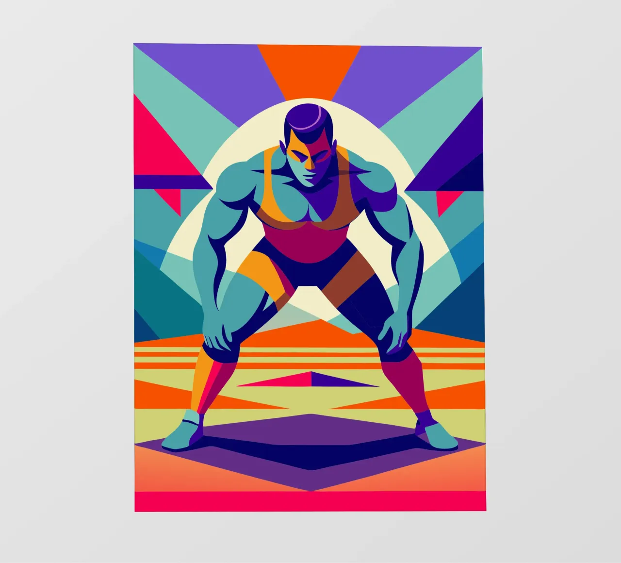 lucha libre deporte vector imaginación lonas publicitarias de Faiza