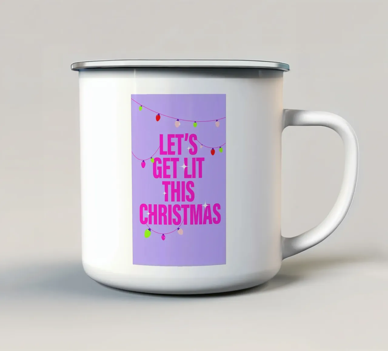Get Lit tazza in smalto da Studio One