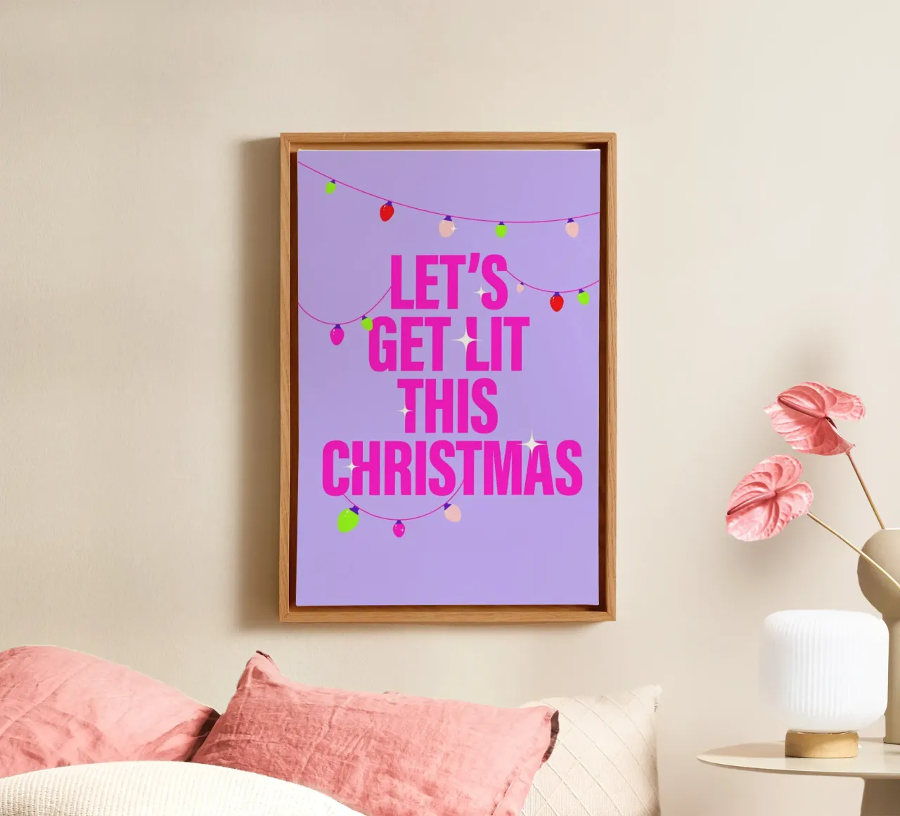 Get Lit tela con Cornice a cassetta da Studio One