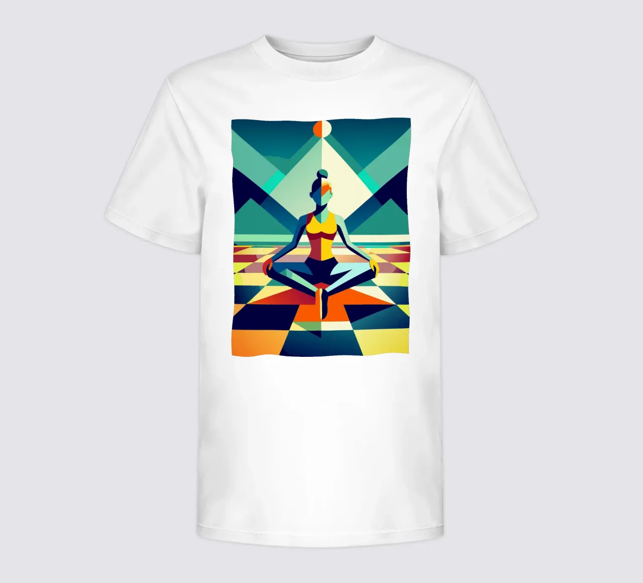 yoga deporte vector imaginación camiseta para niños de Faiza