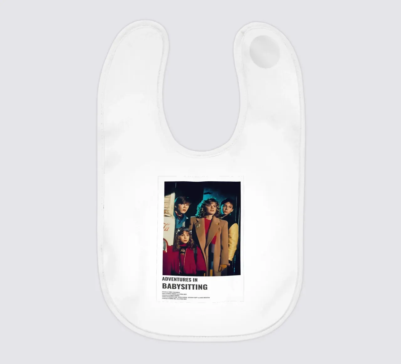 ADVENTURES IN BABYSITTING bavaglino da MVFminimalist