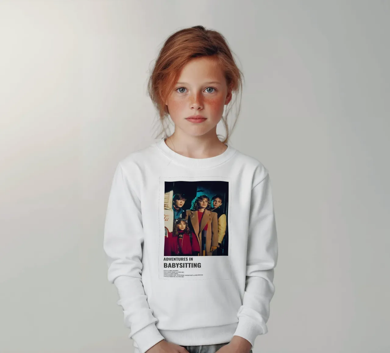 ADVENTURES IN BABYSITTING felpa bambino da MVFminimalist