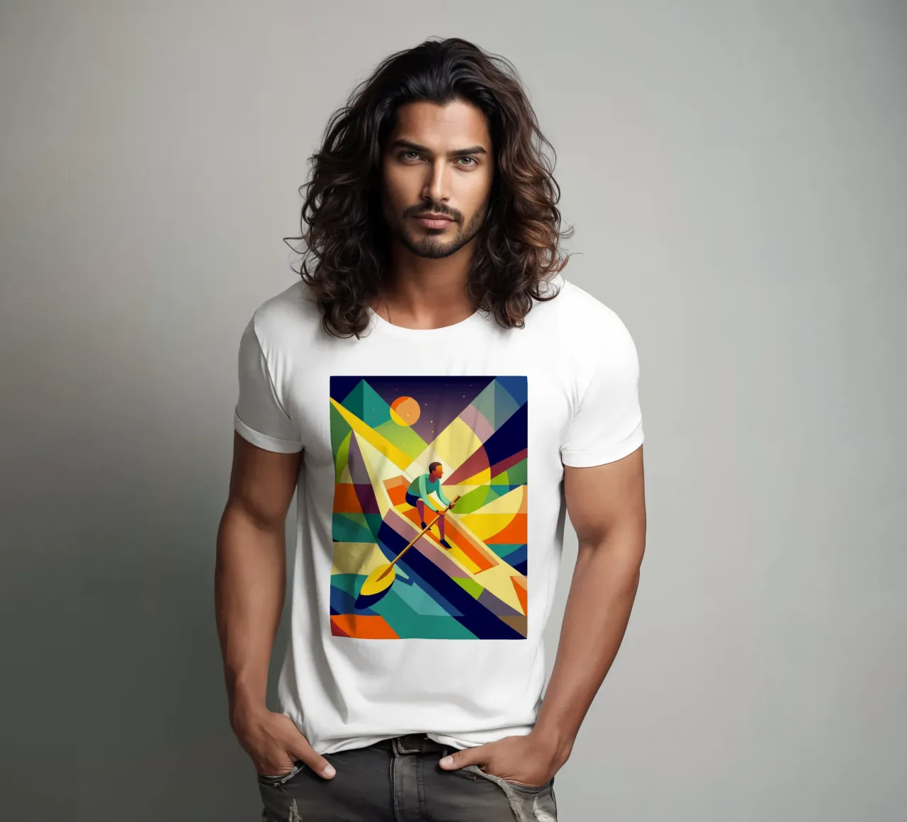 canoa deporte vector imaginación camiseta de Faiza