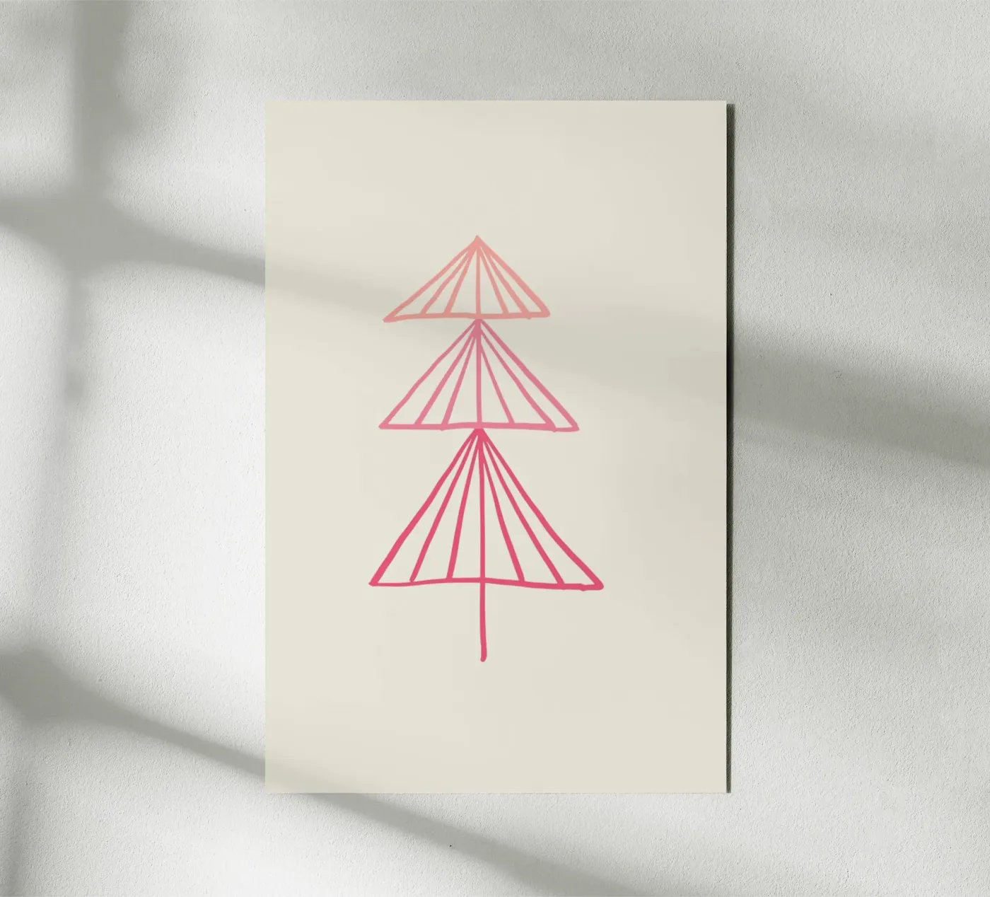 Blush Tree alluminio dibond da KRUTH DESIGN