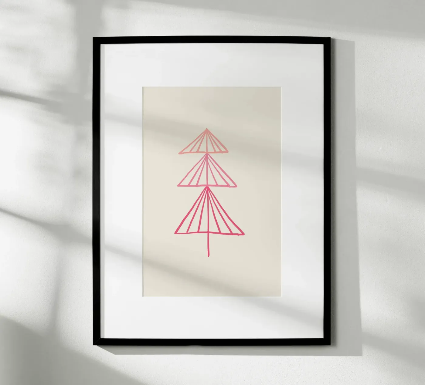 Blush Tree poster van KRUTH DESIGN
