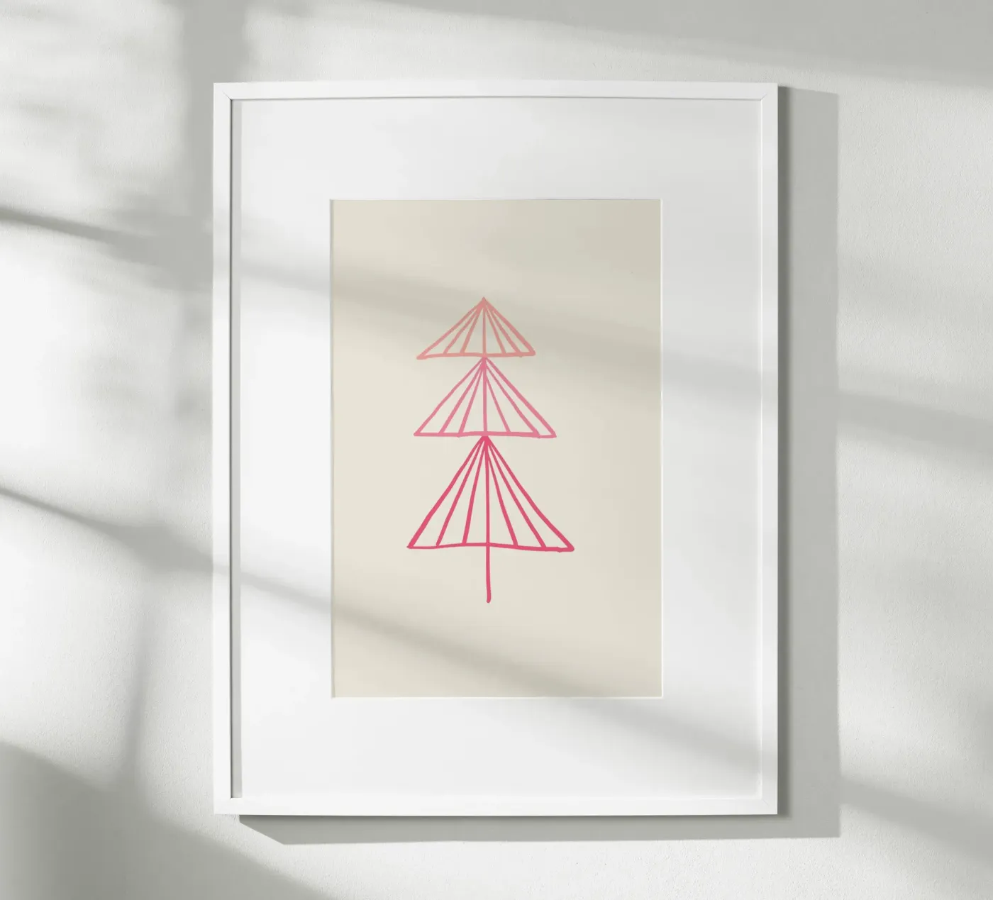 Blush Tree poster van KRUTH DESIGN