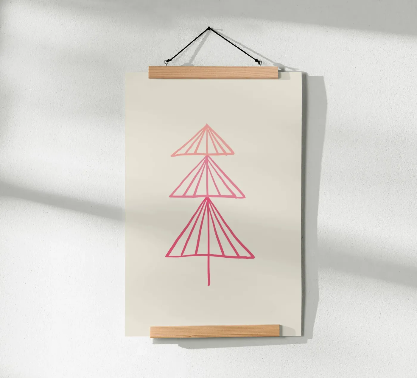 Blush Tree poster van KRUTH DESIGN
