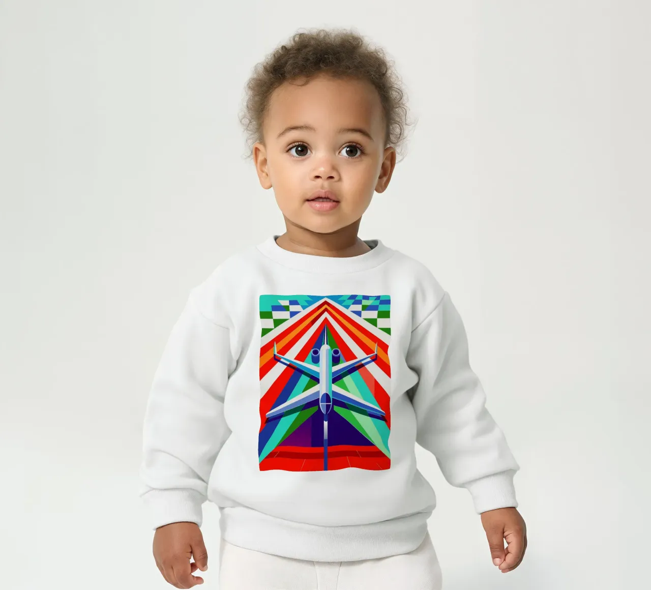 vettore aereo felpa neonato da Elfath