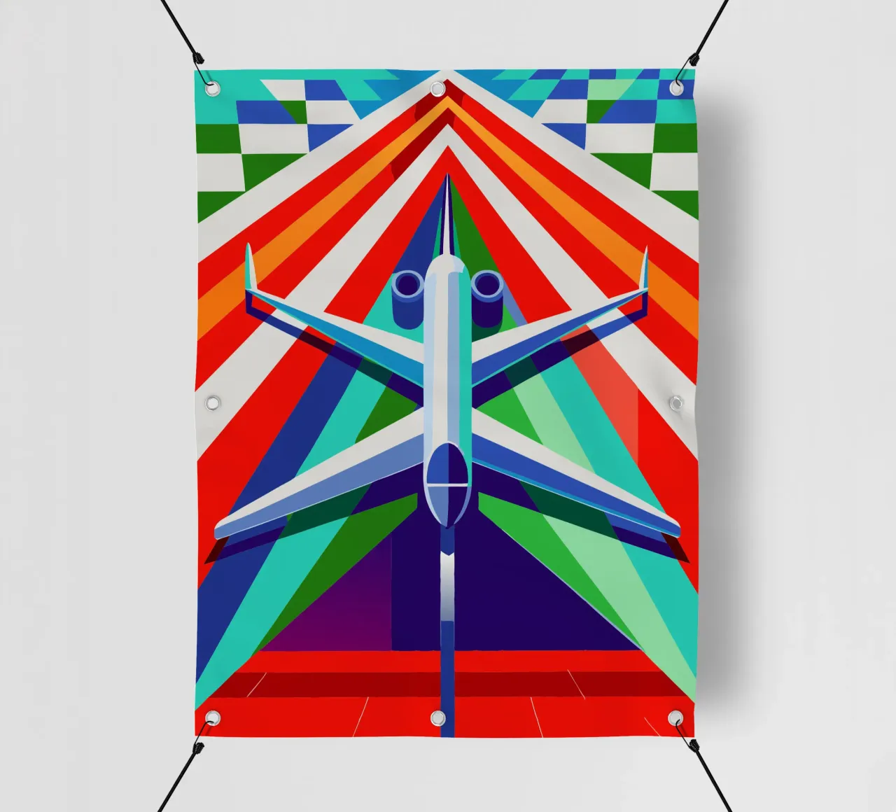 vettore aereo telo in pvc da Elfath