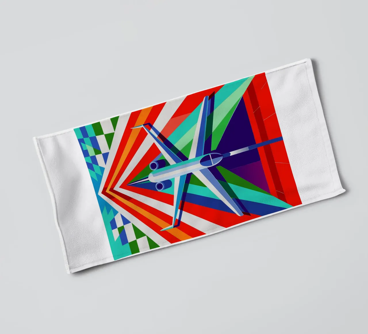 Flugzeugvektor Handtuch von Elfath