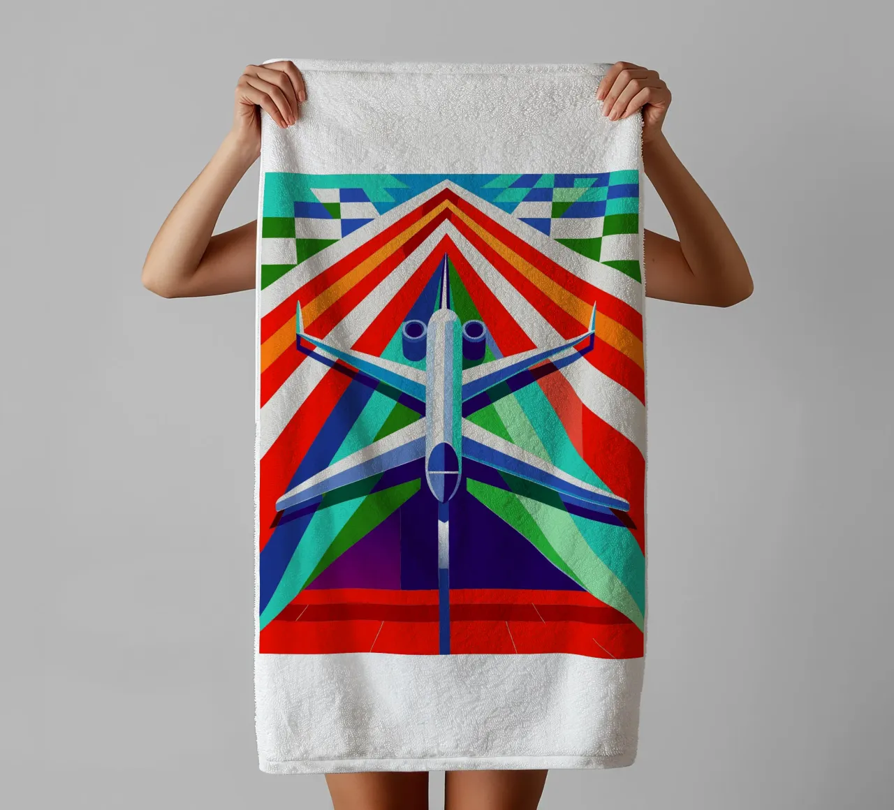 Flugzeugvektor Handtuch von Elfath