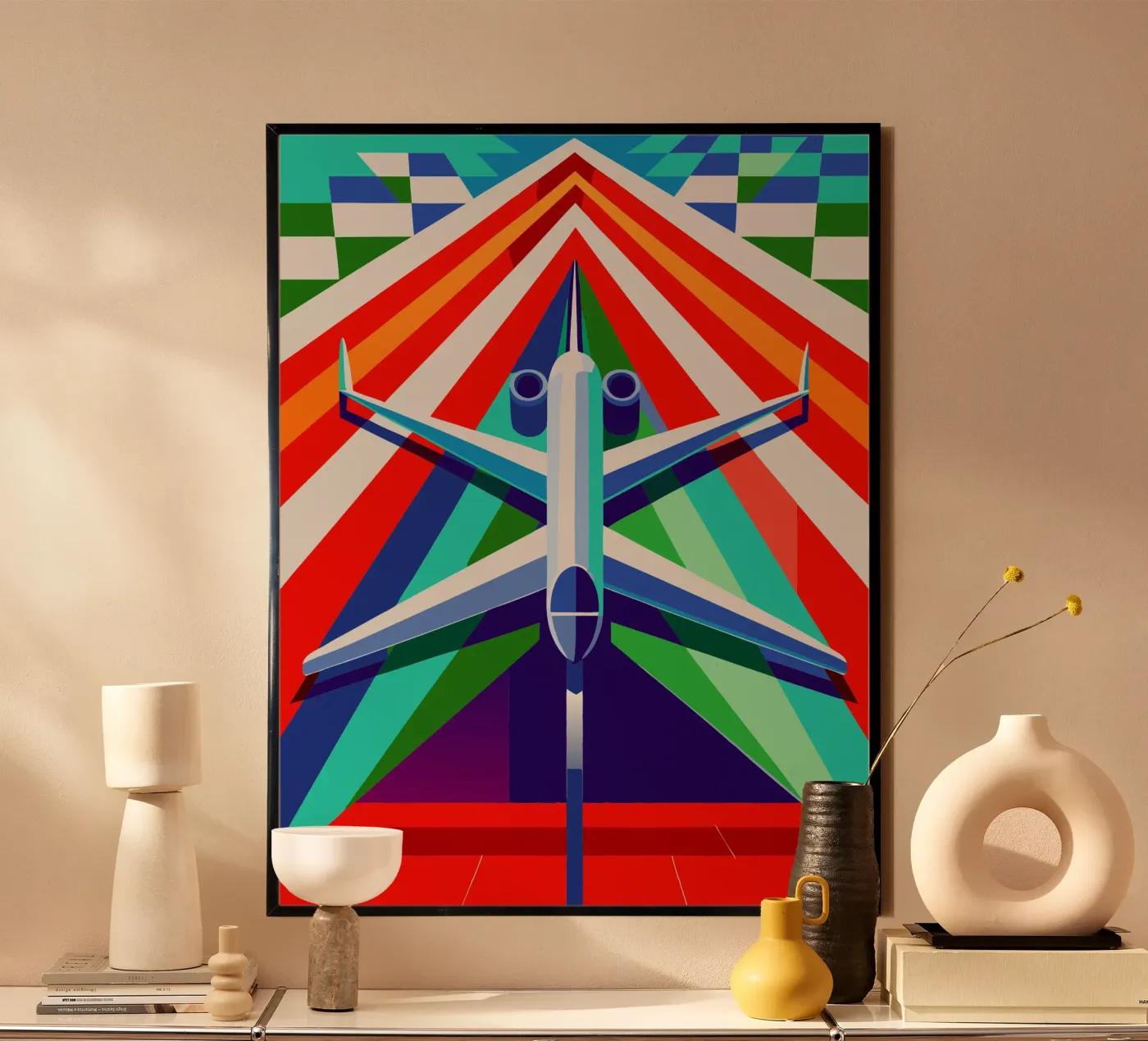 vliegtuigvector poster van Elfath