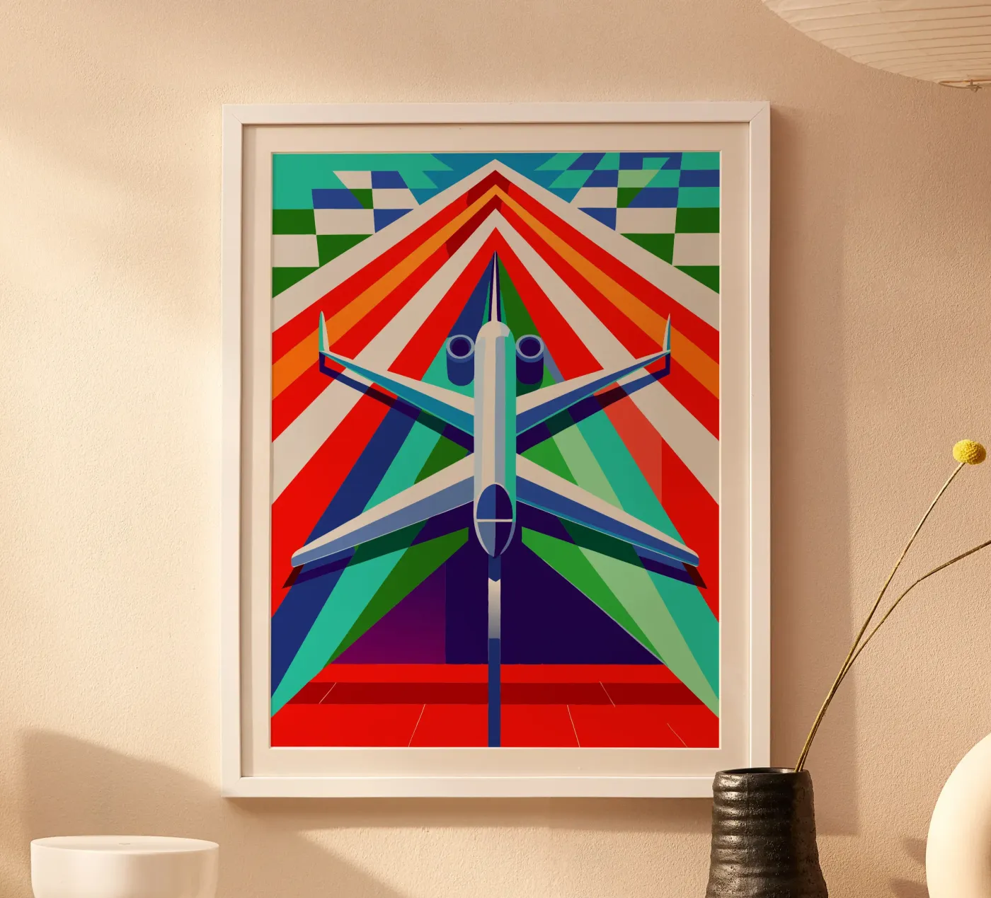 vliegtuigvector poster van Elfath