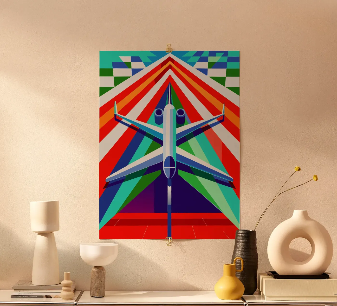 vliegtuigvector poster van Elfath