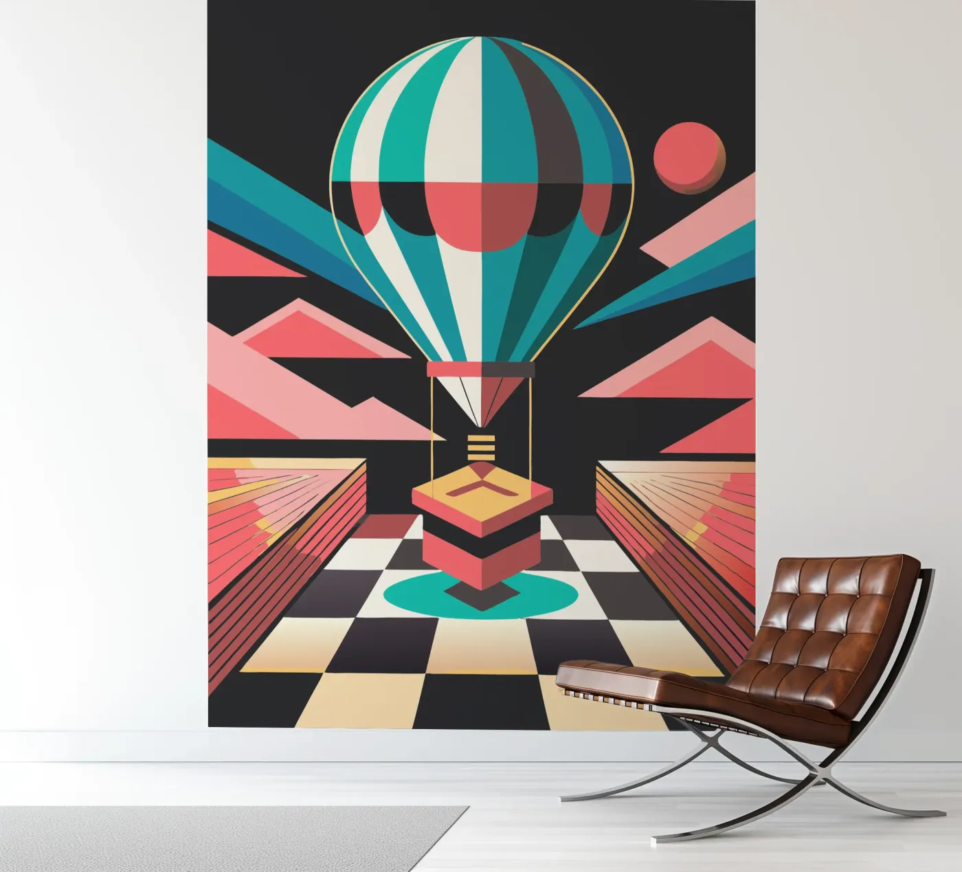 air baloon vector fotobehang van Elfath