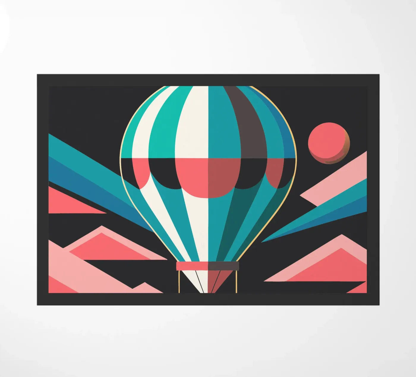 air baloon vector doormat by Elfath