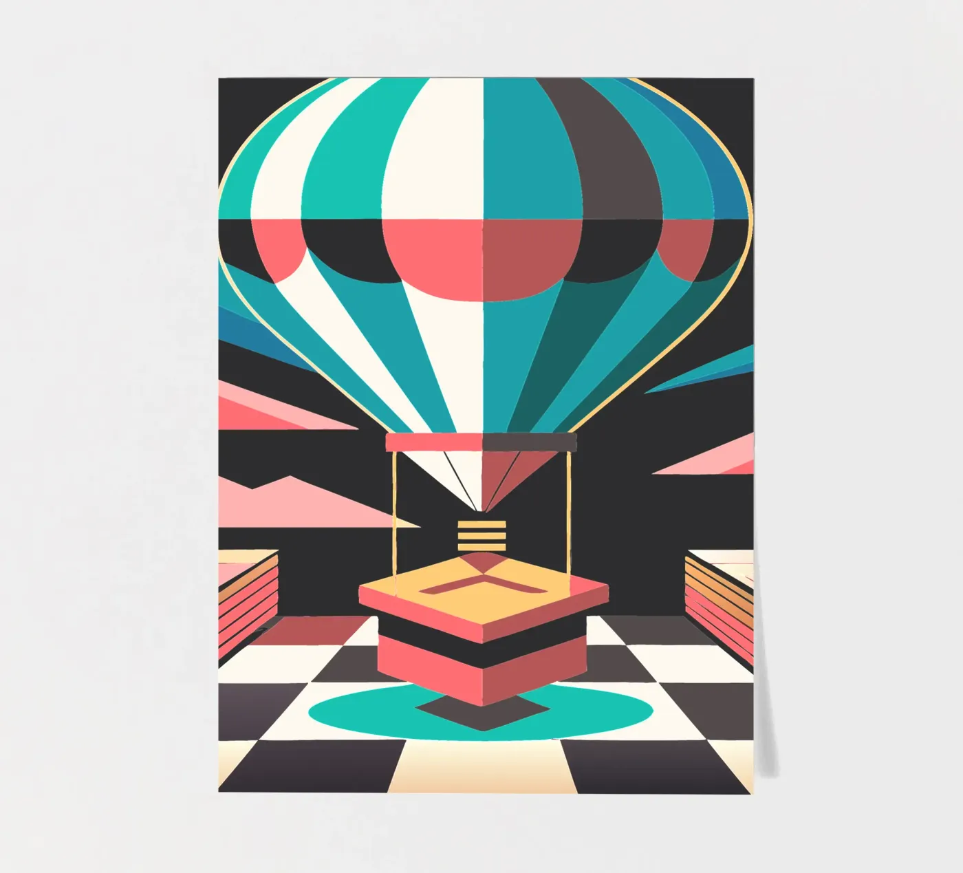 air baloon vector sticker sheet by Elfath
