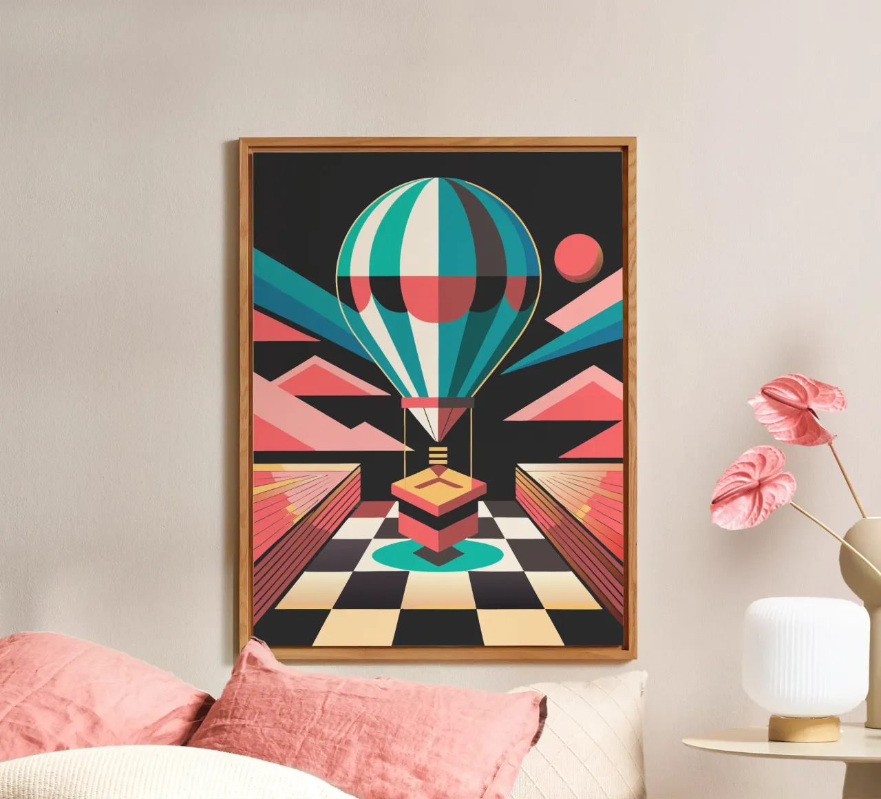 vettore baloon aereo alluminio dibond da Elfath