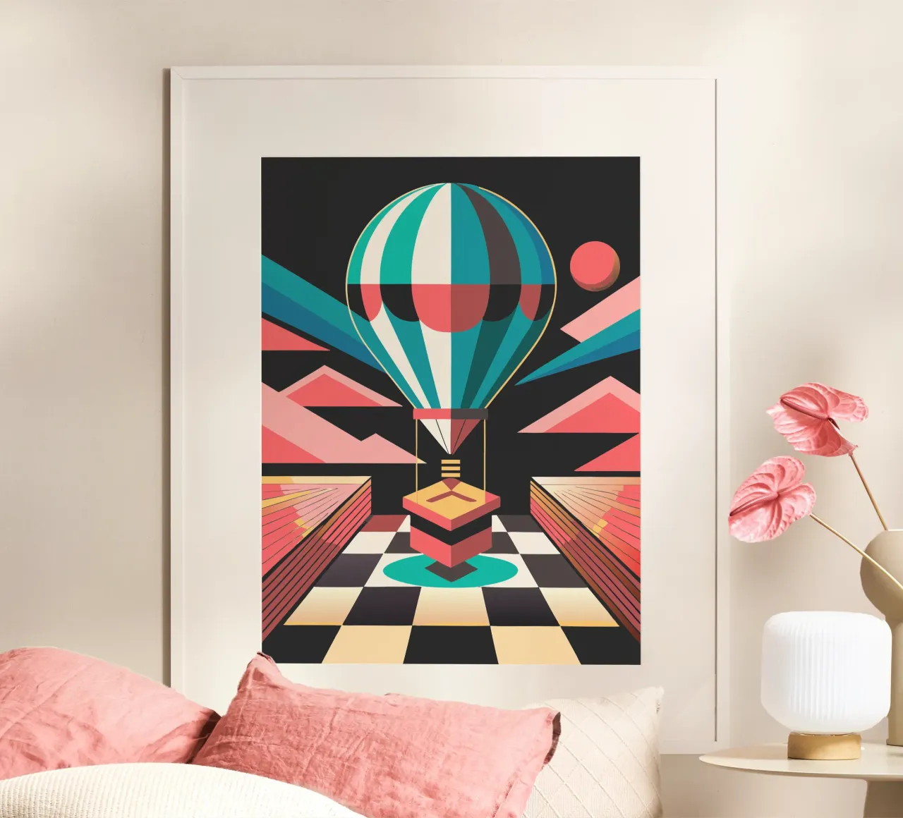air baloon vector poster by Elfath
