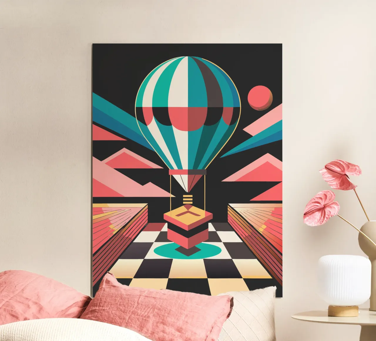 air baloon vector poster by Elfath
